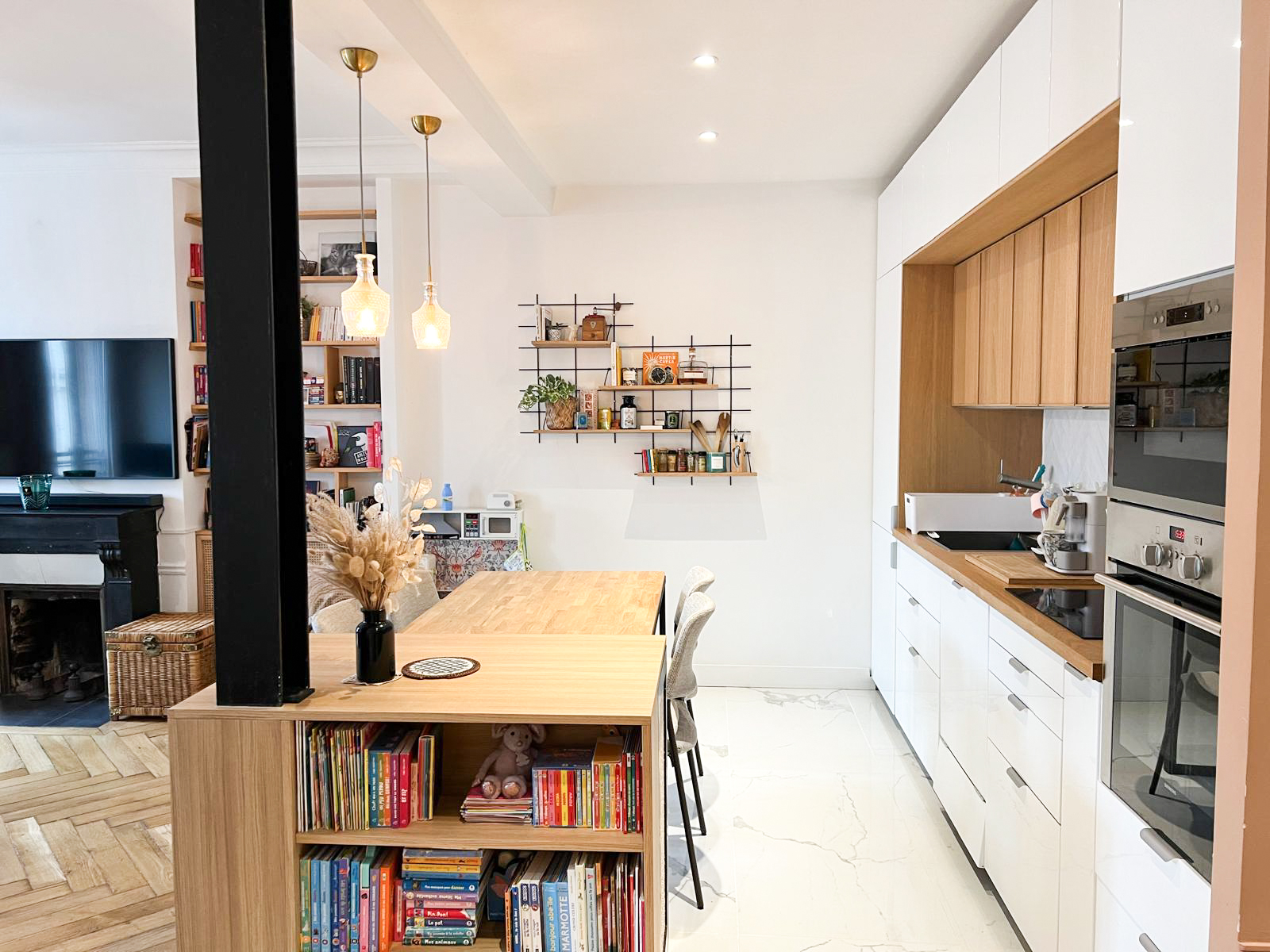 BATIGNOLLES _ après _ vue depuis entrée