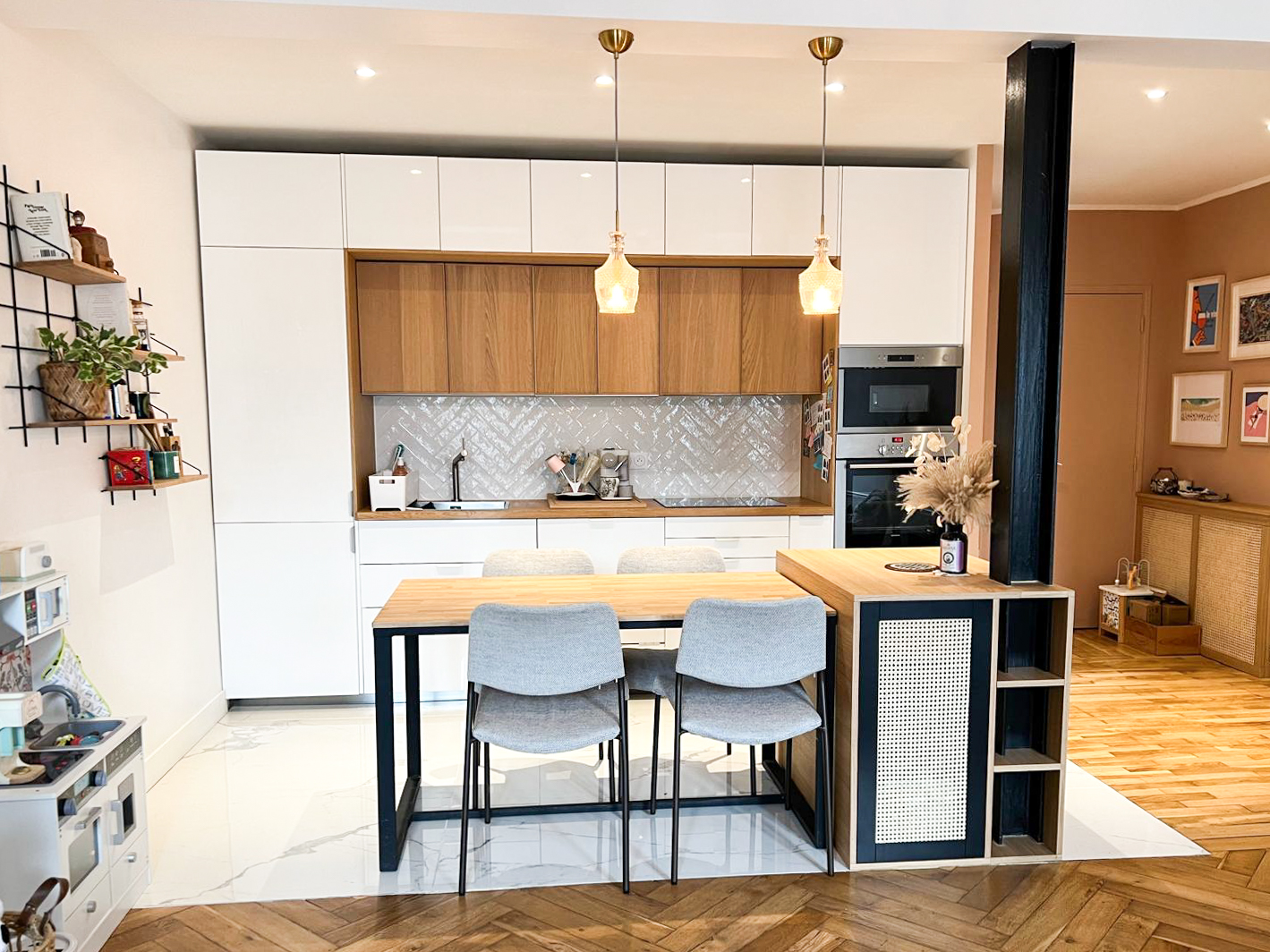 BATIGNOLLES _ après _vue cuisine