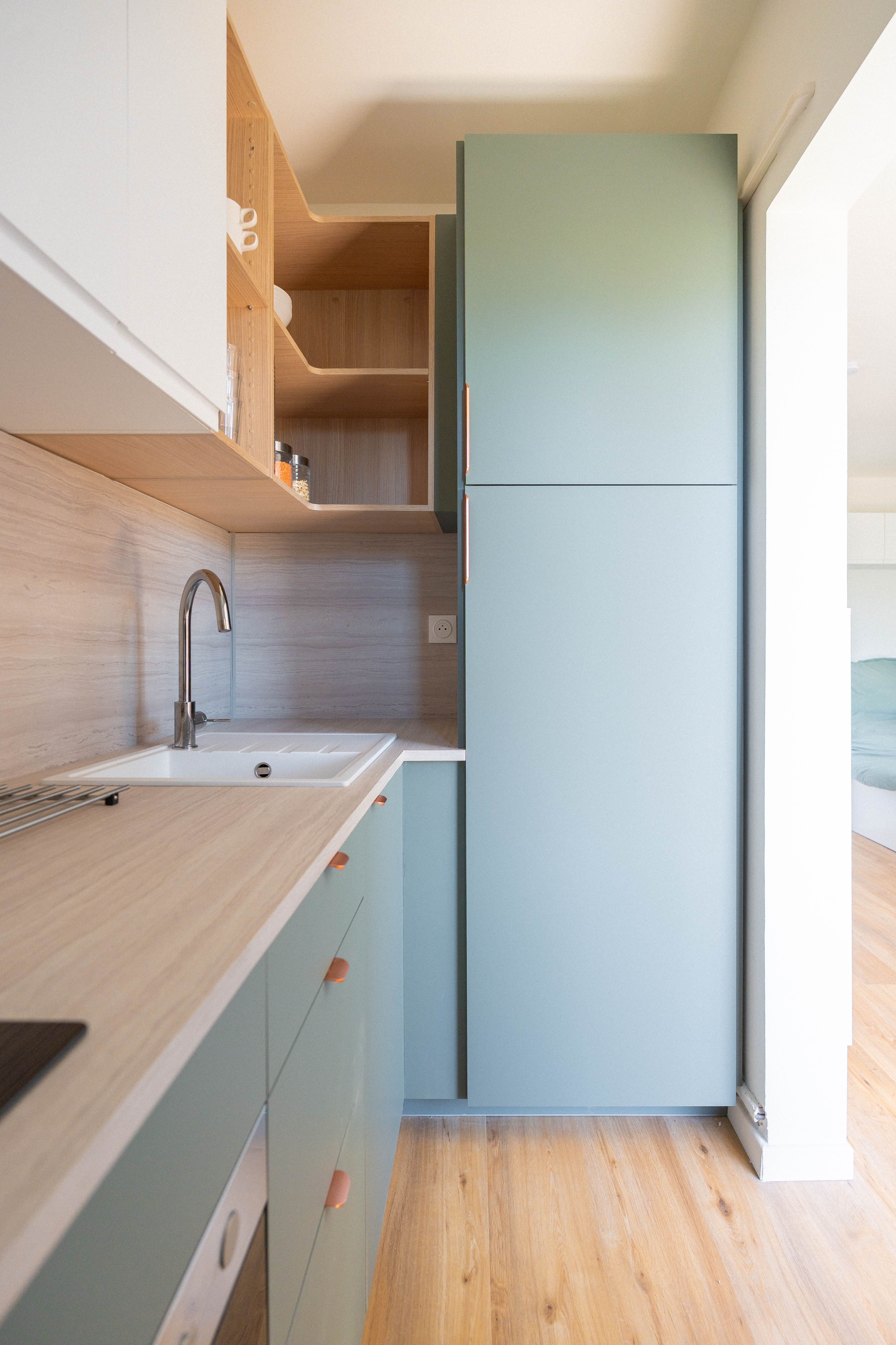 Rénovation studios à Aix destinés à la location meublée longue durée - CASA H