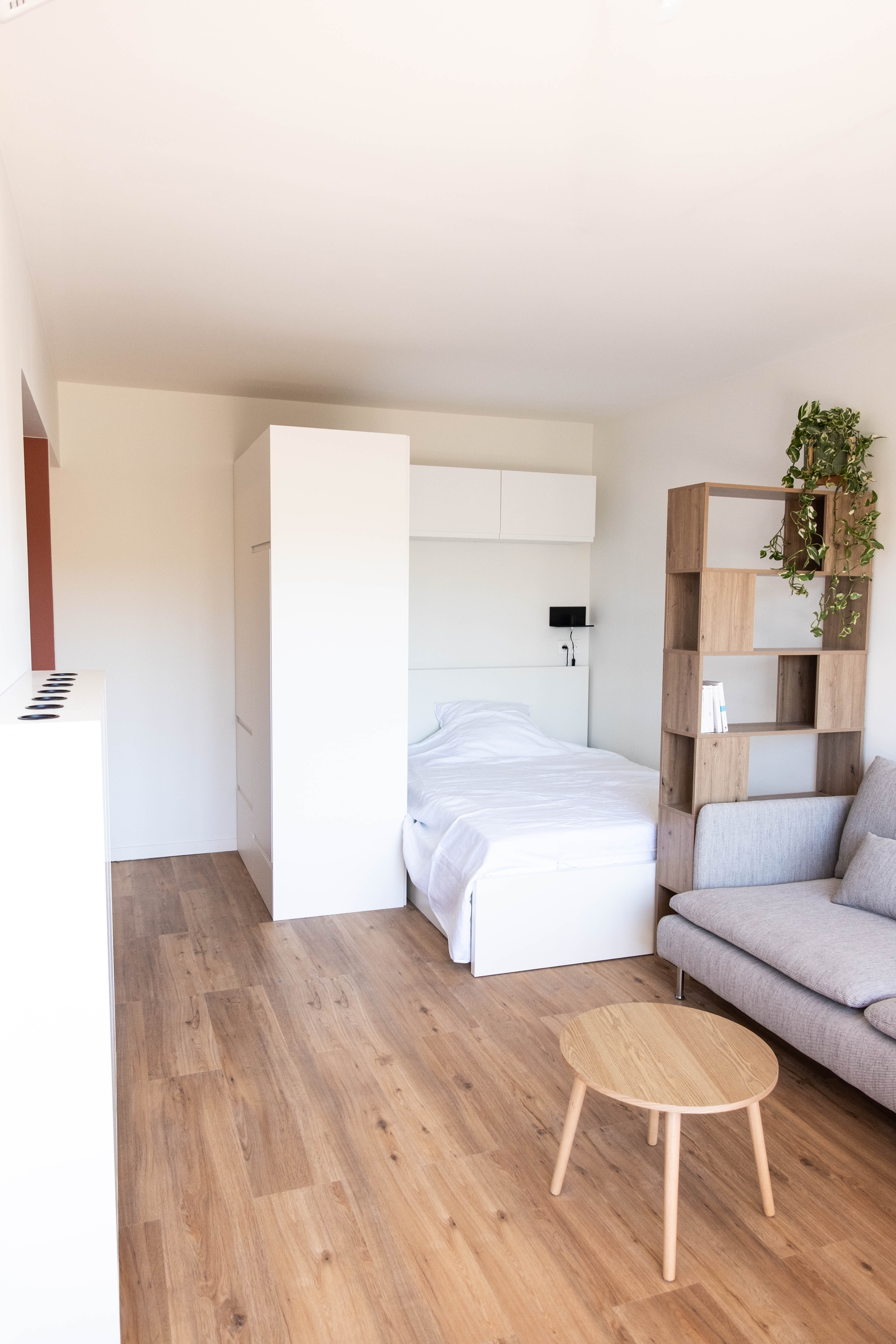 Rénovation studios à Aix destinés à la location meublée longue durée - CASA H
