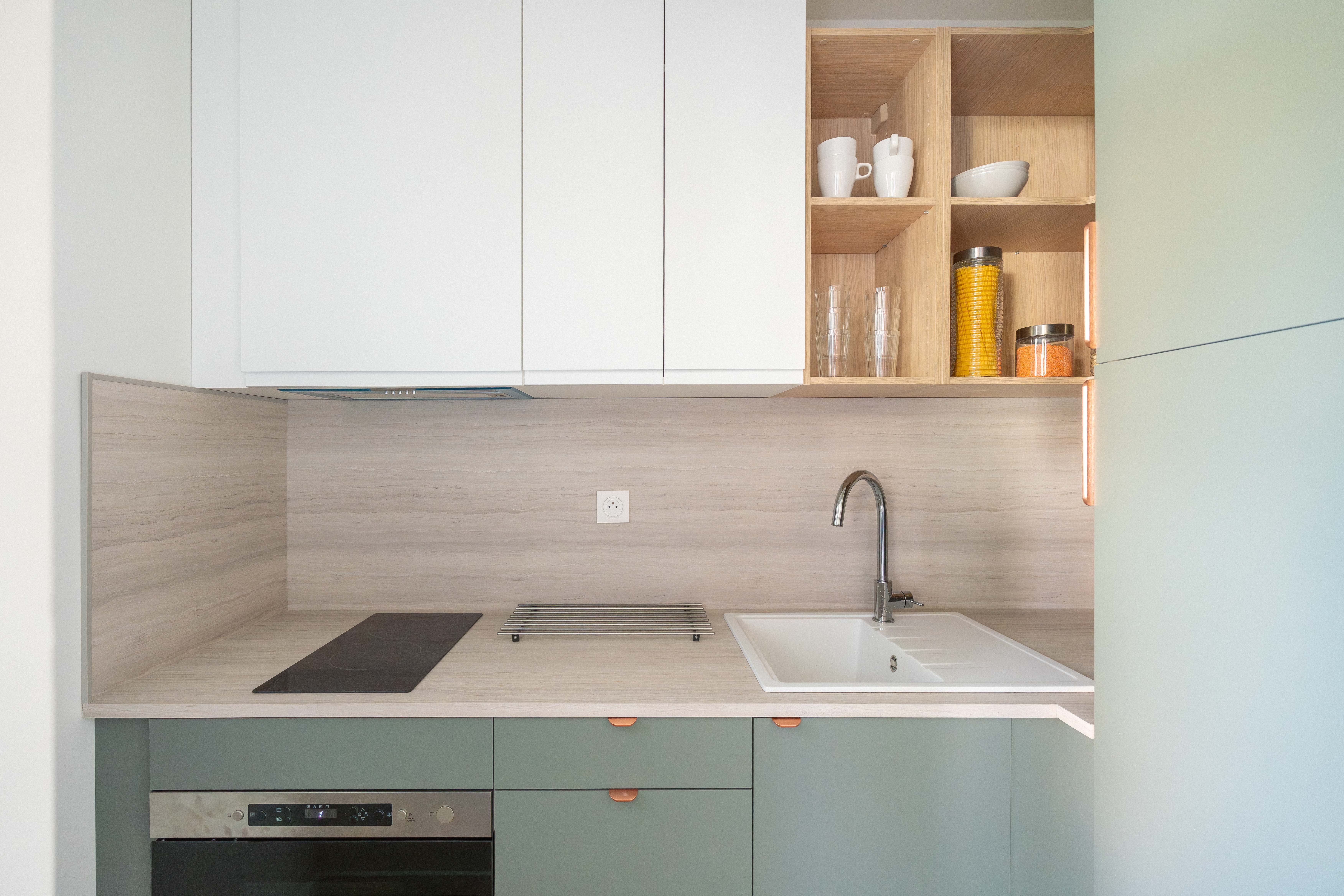Rénovation studios à Aix destinés à la location meublée longue durée - CASA H